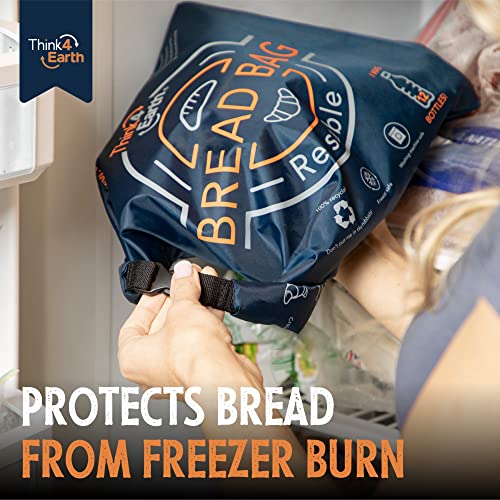 Premium Blue Reusable Bread Bags for Homemade Bread