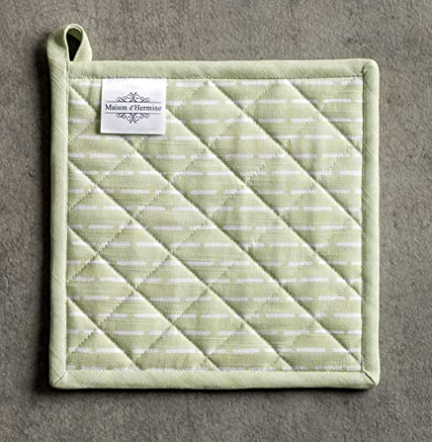 Pot Holders 100% Cotton Potholders (102 - Paradise Island / 8" x 8" (Pot Holder Pack of 2))