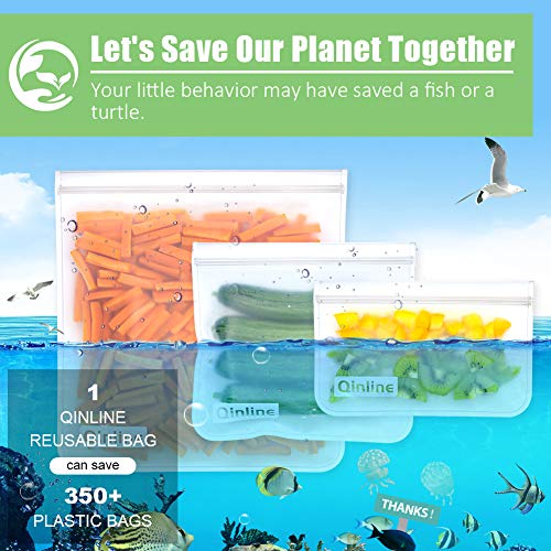 Reusable Food Storage Bags (Clear)