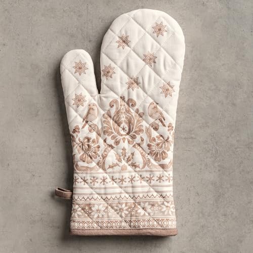 Maison d'Hermine Oven Gloves 100% Cotton Oven Mitt (121 - Allure / 7.5" x 13" (Oven Mitt))