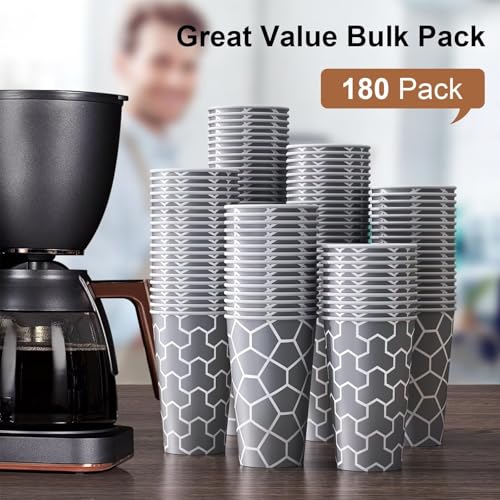 16 oz Paper Cups 180 Pack (16oz-180)