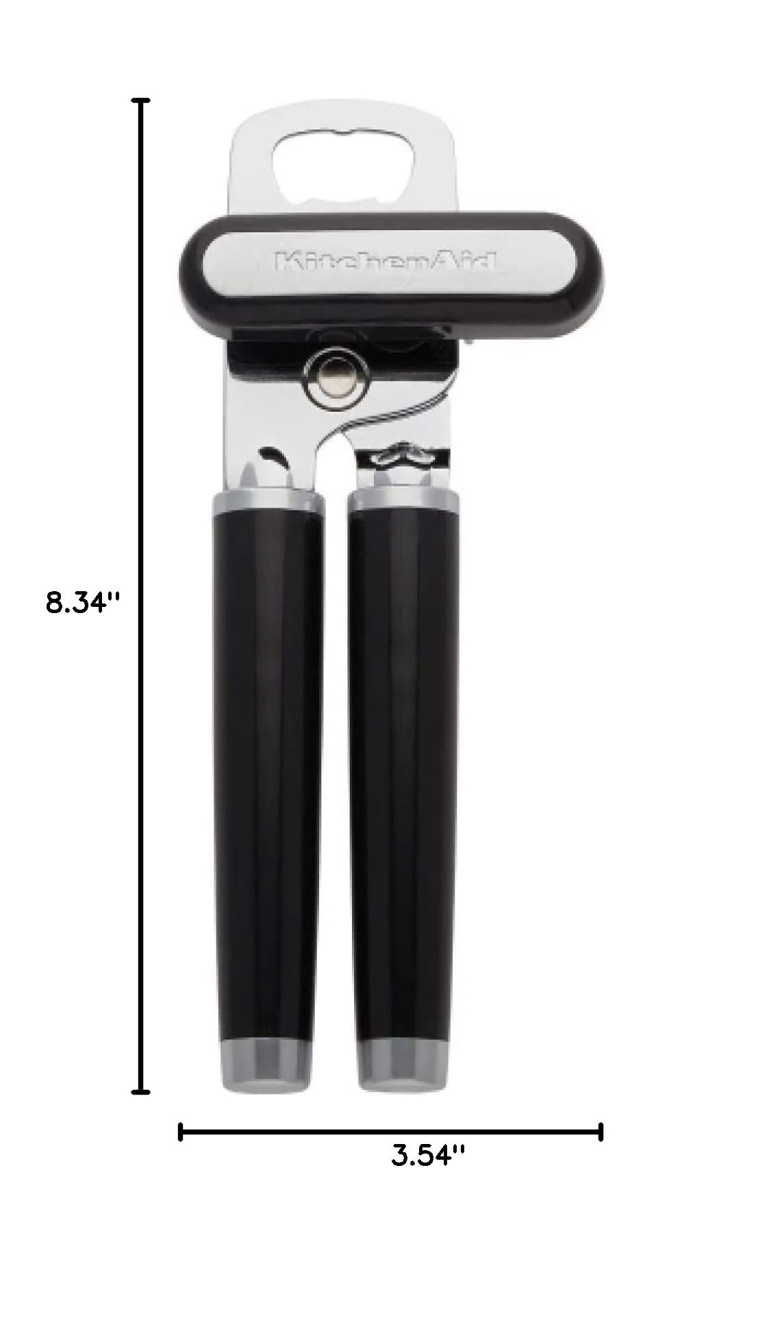 Classic Multifunction Can Opener and Bottle Opener Easy to Use (Black / 8.34-Inch Pack of 12)