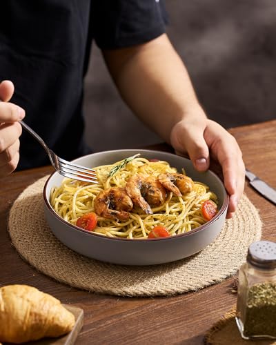 Mercury Pasta Bowls Set of 4 (Multicolor / 4 pcs)