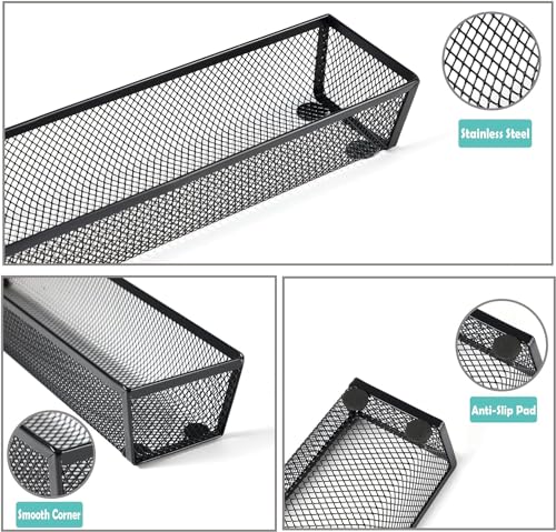 Silverware Drawer Organizer (12*3-5P-Black)