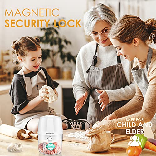 Electric Garlic Chopper (300ML / White)