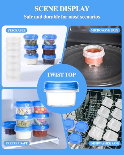 Salad Dressing Containers (2oz-16 pack)