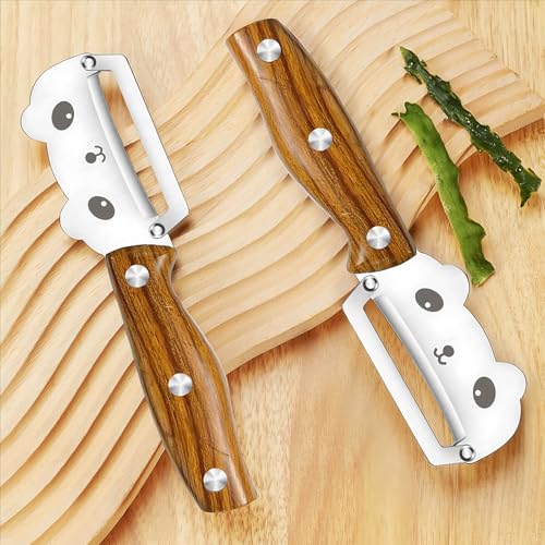 Vegetable Peeler Anti (Standard / Silver/Walnut color)