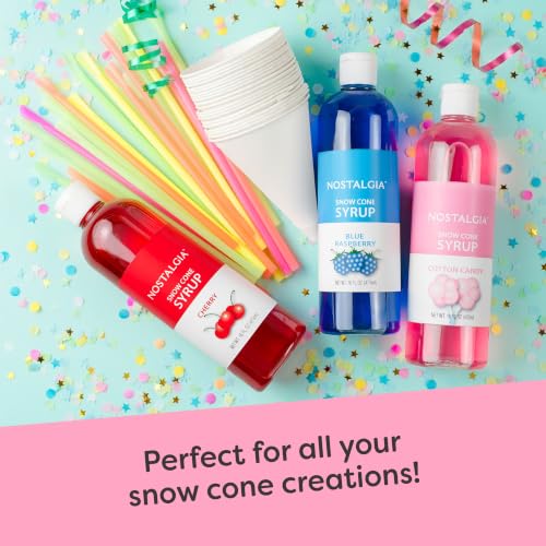 Snow Cone Shaved Ice Machine (Single Serve / Red)