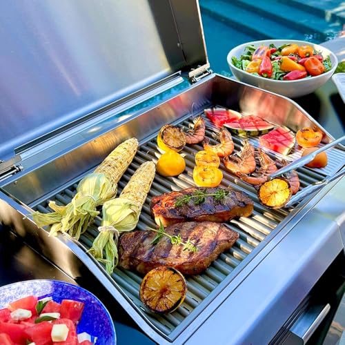S375 Stainless Steel Cooking Grid Grates Replacement Parts for TEC Patio II and Sterling II Gas Grill (14.75 x 12.75 inch)
