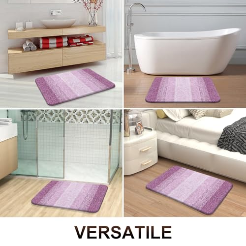Large Bathroom Rugs 44x32 (44" X 32" / Pinkish-purple)