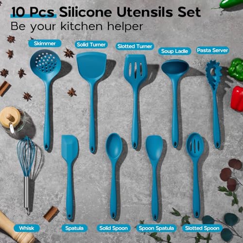 Navy Blue Kitchen Utensils Set (Navy Blue)