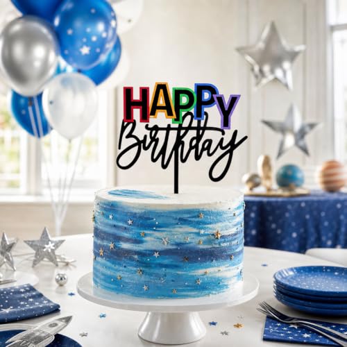 Happy Birthday Cake Topper