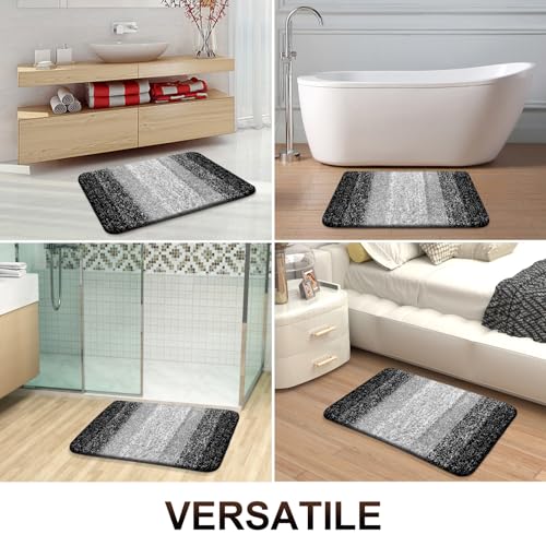 Bathroom Rugs Mat 36x24 (36" X 24" / Black)