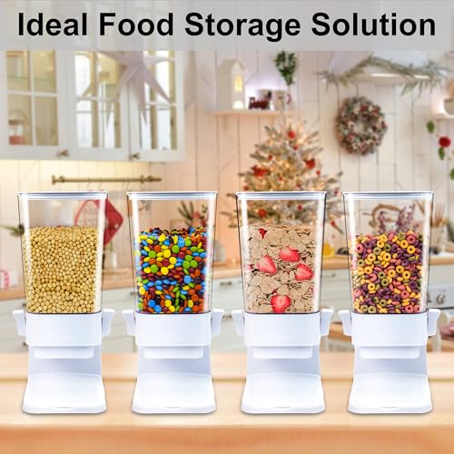 Cereal Dispenser Countertop 2Pc (White / Large)