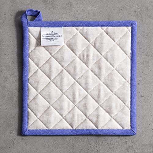 Pot Holders 100% Cotton Potholders (078 - Gourmand / 8" x 8" (Pot Holder Pack of 1))