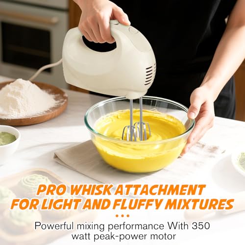 Handmixer Electric Handheld (Beige)
