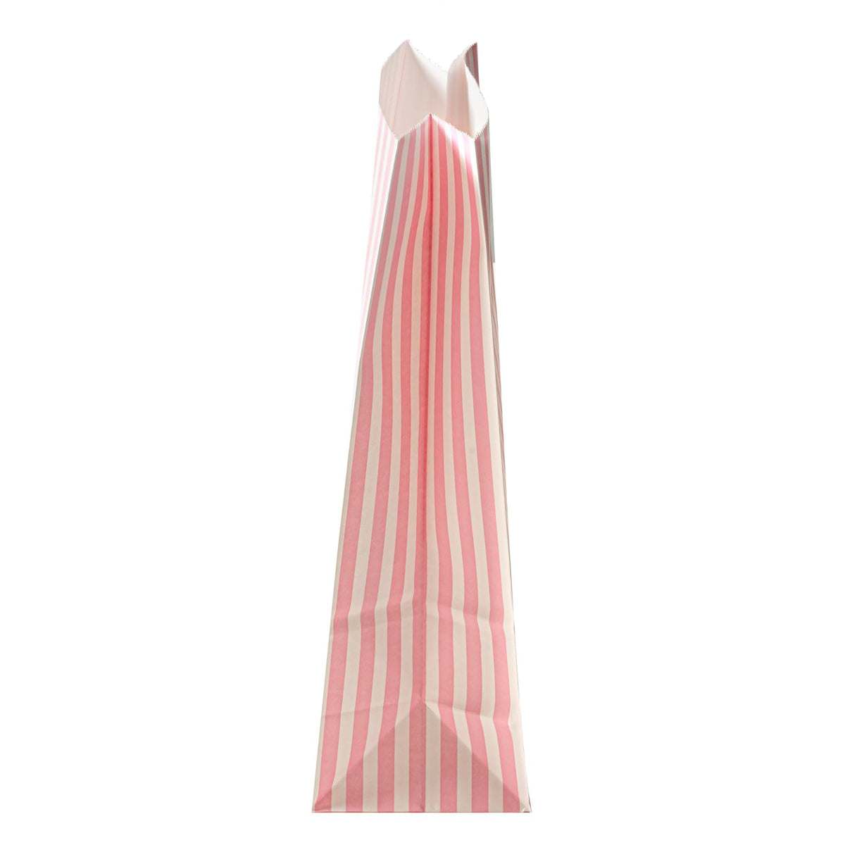 Bakery Bags 100 Pack of 5.9 x 3.54 x 10.63 Inches Grease (6 lb / Pink & White)