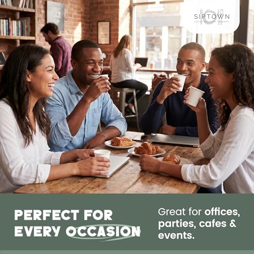 Paper Cups 4 oz 1000 Pack for Coffee & Espresso (4oz - 1000 Count)
