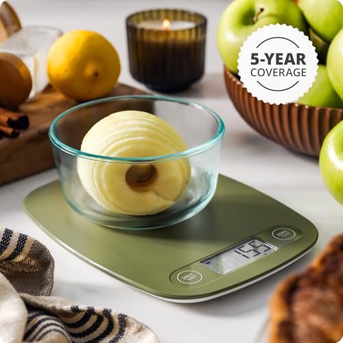 Food Scale Slim & Compact Build (Moss Green)