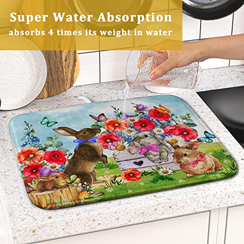 Microfiber Drying Pad 16 X 18 in (DrymatRabbit / 18" x 16")