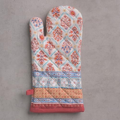 Maison d'Hermine Oven Gloves 100% Cotton Oven Mitt (025 - Romane / 7.5" x 13" (Oven Mitt))