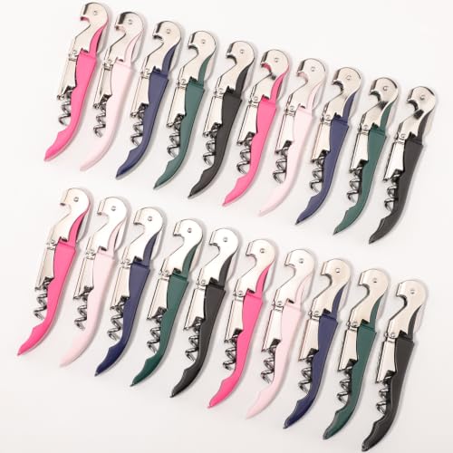 Wine Openers Bulk 20 (20 PCS - 5 Colors × 4 Each)