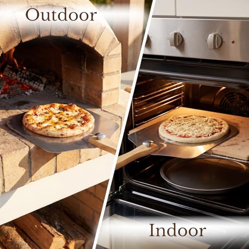 12 x 14 Aluminum Pizza Peel with Foldable Handle