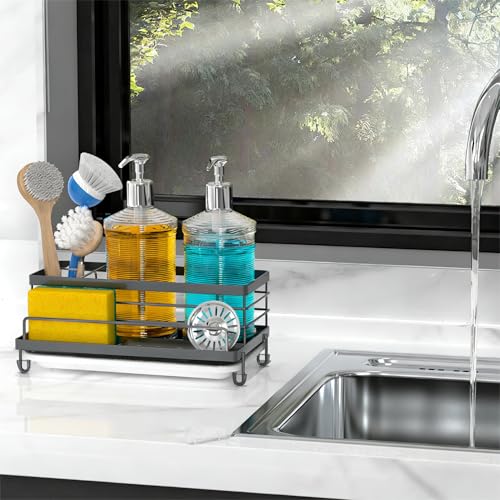 Sponge Holder for Kitchen (Gray)