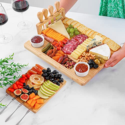 Zulay Charcuterie Board Set Large (Platter Set)