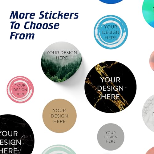 Custom Vinyl Stickers Your Image (100 Count)