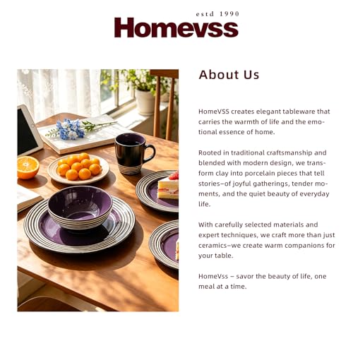 16 Piece Dinnerware Set (Lavender / Service for 4 - 16pc Set)