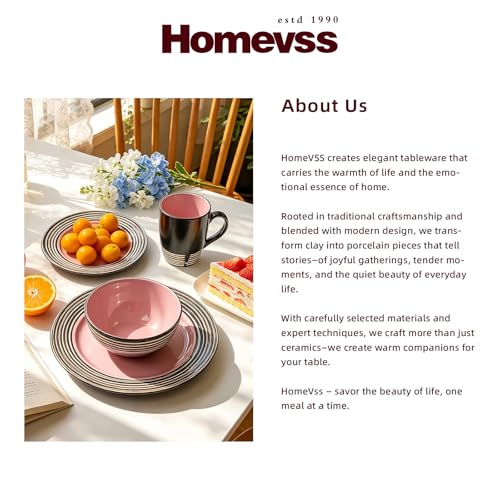 16 Piece Dinnerware Set (Rose / Service for 4 - 16pc Set)