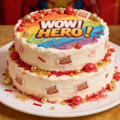 Edible Hero Sprinkles for Cake Decorating (Heroism)