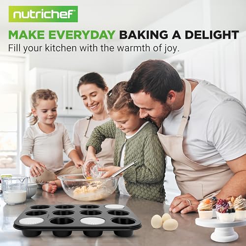 Muffin Pans for Baking 4 (Black)