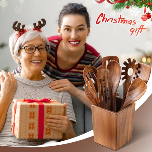 Wooden Spoons for Cooking (11Pcs Set)