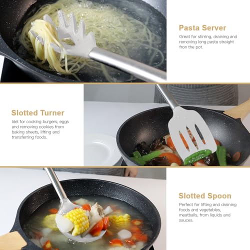 Kitchen Utensil Set (Cream White)