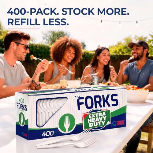 Extra Heavy Duty Plastic Forks