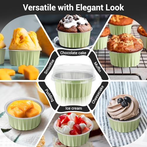 Foil Cupcake Wrappers (Mustard / 30pcs)