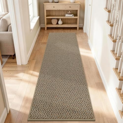 Hallway Runner Rugs Non (Taupe / 2' x 6')