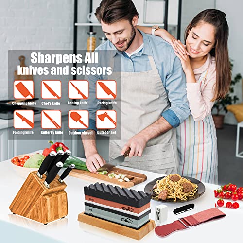 Knife Sharpening Stone Set (9 Count)