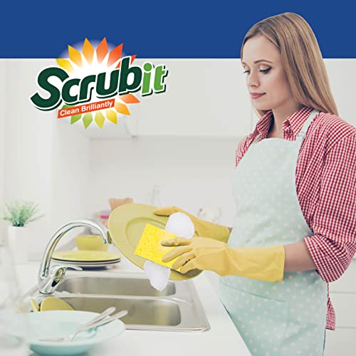 48 Pack Kitchen Sponges Dish Sponge for Washing Dishes (48 Count)
