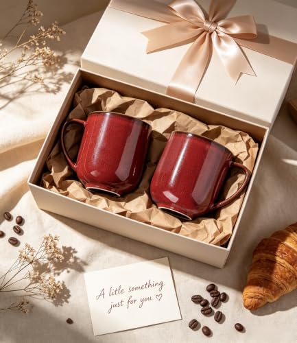 Ceramic Coffee Mugs Set of 6 (reactive glaze-2 / set of 6)