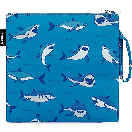 Reusable Sandwich Bag (Large, 1 Pack - Shark)