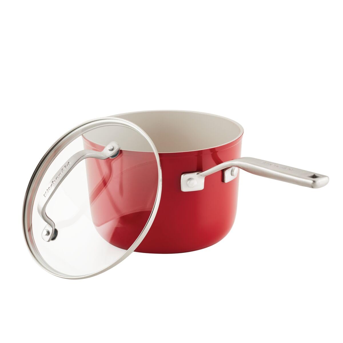 Hard Anodized Ceramic 9 (Empire Red / Cookware Set (9 Piece - Non Induction))