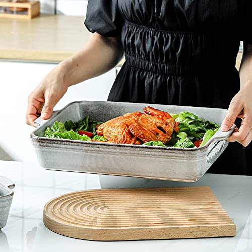 Bakeware Set Ceramic Baking Dish Set (Variable Grey)
