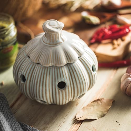 Ceramic Garlic Keeper for Counter
