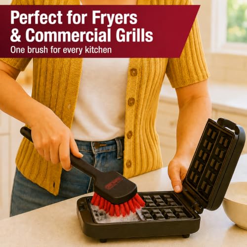 20" Deep Fryer Cleaning Brush by FryOilSaver Co (20 Inches)