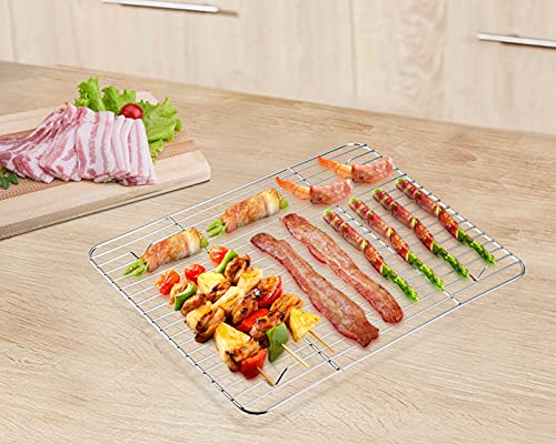 4 Pcs Baking Wire Rack for Cooling (9.7 Inch)