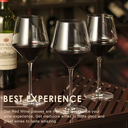 Wine Glasses White Red Wine Glasses Set of 6 (6 Count)