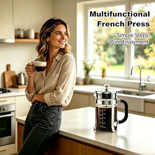 French Press 51oz (Silver / 51oz)